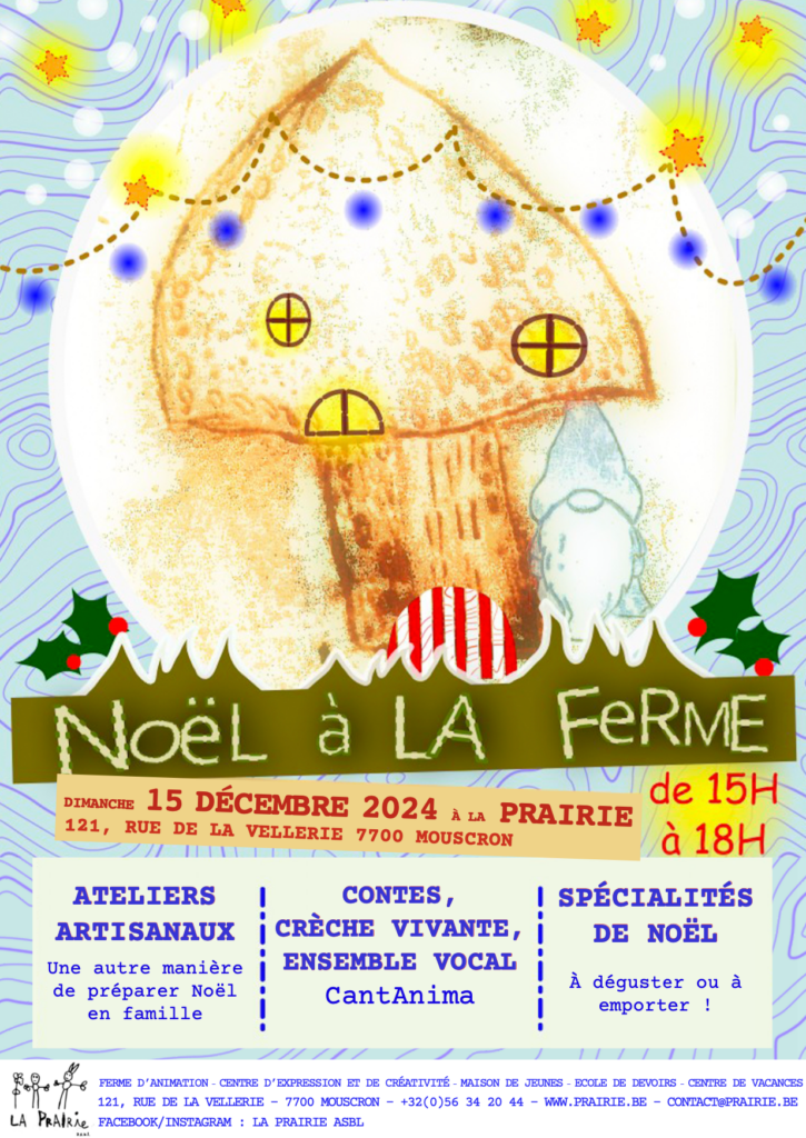 Noël à la Ferme La Prairie asbl Mouscron